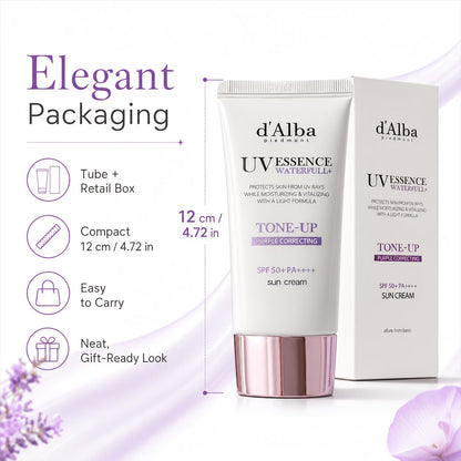 D’Alba Purple Tone-Up Sun Cream SPF50+ PA++++