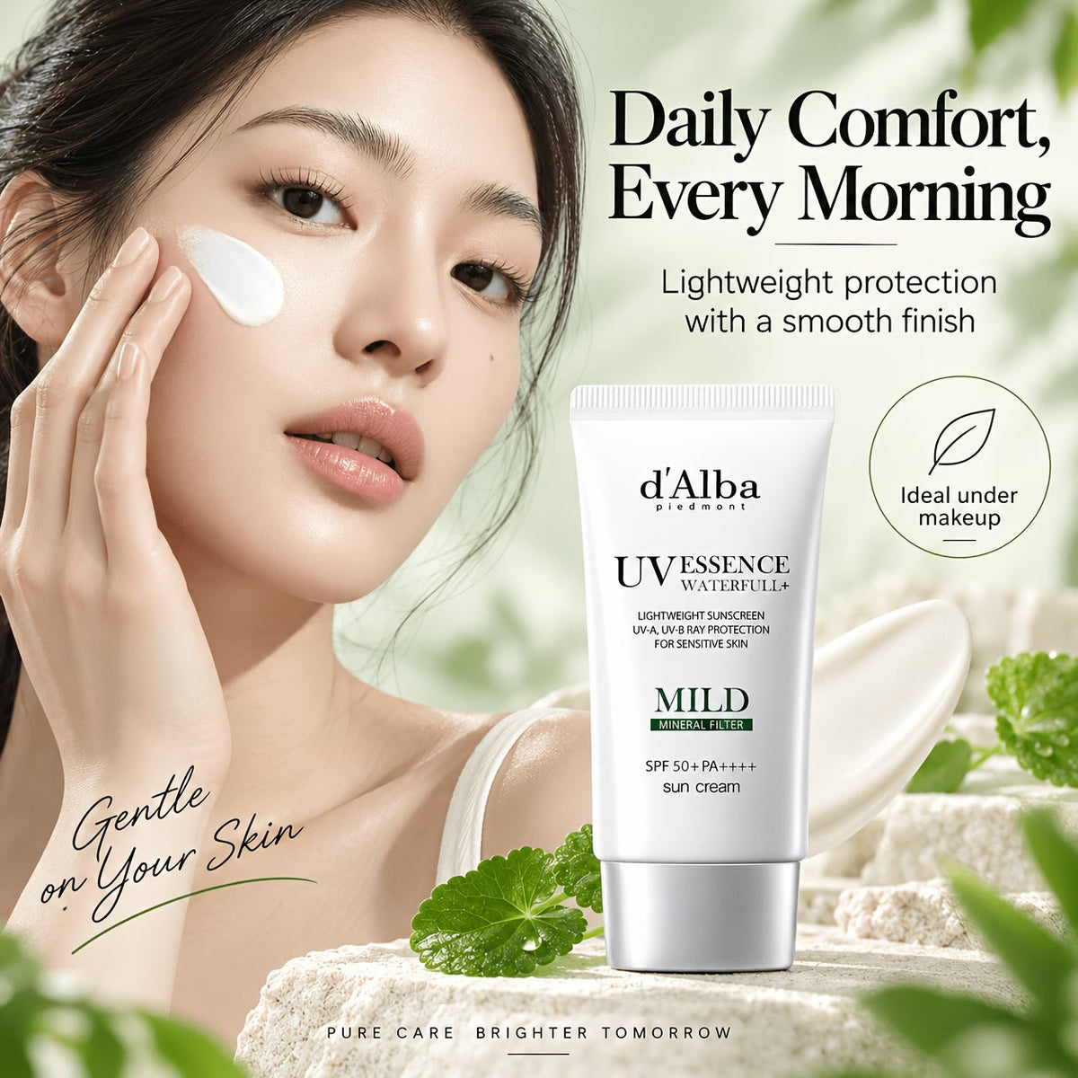 D’Alba Essence Waterfull+ Mineral Sun Cream SPF50+ PA++++