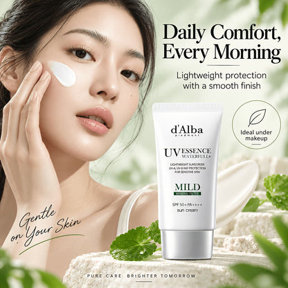 D’Alba Essence Waterfull+ Mineral Sun Cream SPF50+ PA++++