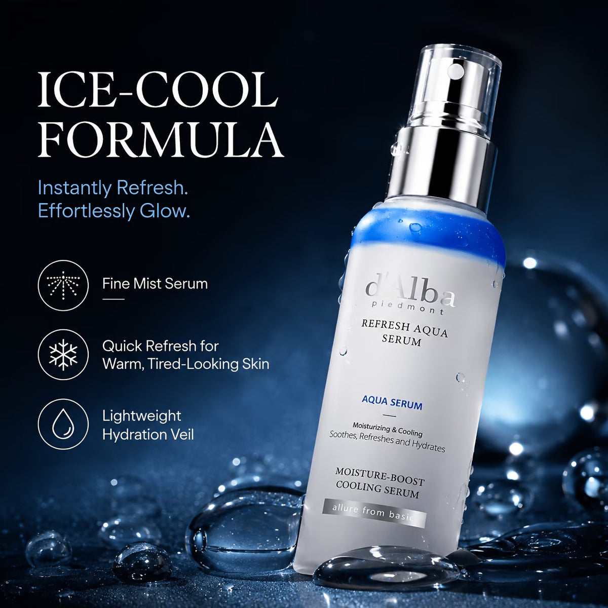 D’Alba Refresh Aqua Serum Face Mist
