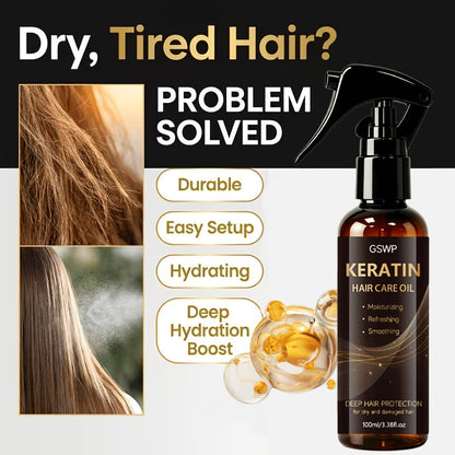 Keratin 10-in-1 Hair Care Oil Spray (100ml)