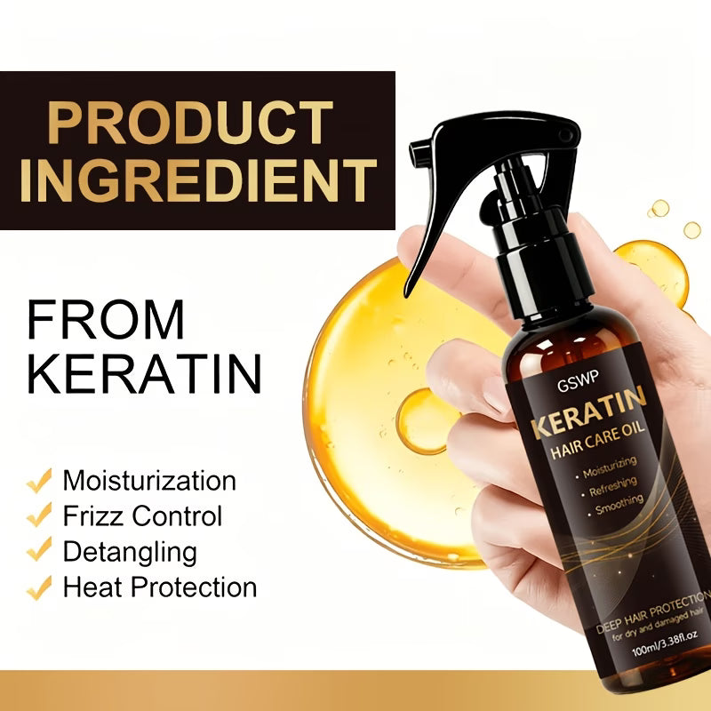 Keratin 10-in-1 Hair Care Oil Spray (100ml)